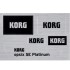 Korg Opsix SE Platinum, Limited Edition 61-Key Synthesizer Inc. Carry Case, Stickers & T-Shirt