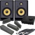 KRK Rokit RP7 G4 Active Monitors + NI Komplete Audio 2 Interface Bundle