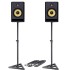 KRK Rokit RP8 G4 (Pair) + Monitor Stands + Leads Bundle