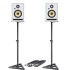 KRK Rokit RP8 G4 White Noise (Pair) + Monitor Stands + Leads Bundle