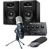 M-Audio BX4 Speakers (Pair) + M-Track Duo Interface & MPM-1000 Microphone