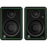 Mackie CR3X Active DJ Speakers + Cables Bundle