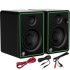 Mackie CR4X Active DJ Speakers + Cables Bundle