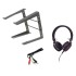 Numark Mixtrack Pro FX, Mackie CR3X, Laptop Stand + Headphones Bundle