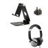 Numark Party Mix II + HF125 Headphones, Phone Stand & USB Plug Bundle