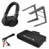 Pioneer DDJ-800 + DM-40 Speakers, Carry Bag, HDJ-CUE1 Headphones & Laptop Stand