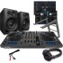 Pioneer DJ DDJ-FLX6-GT Controller, DM-40 Speakers, Laptop Stand & HDJ-CUE1 Headphones Package