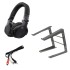 Pioneer DDJ-REV1, DM-40 White Speakers, HDJ-CUE1 Headphones & Laptop Stand Bundle Deal