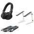 Pioneer DJ DDJ-FLX10 DJ Controller, VM-50 White Speakers, Laptop Stand & HDJ-CUE1 Headphones Bundle