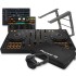 Pioneer DJ DDJ-FLX4 Controller, Carry Case, Laptop Stand & HDJ-CUE1 Headphones Bundle