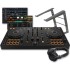 Pioneer DJ DDJ-FLX4 Controller, Laptop Stand & HDJ-CUE1 Headphones Bundle