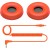 Pioneer HC-CP08-M Replacement Cable & Earpads for HDJ-CUE1 (Orange)