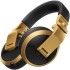 Pioneer DJ HDJ-X5BT-N Gold Bluetooth Wireless DJ Headphones