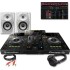 Pioneer DJ XDJ-RR Standalone DJ Controller, VM-50 White DJ Speakers, HDJ-CUE1 Headphones Package Deal