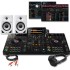 Pioneer DJ XDJ-RX3 + DM-50 White Speakers & HDJ-CUE1 Headphones Bundle