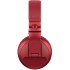 Pioneer DJ HDJ-X5BT Red Bluetooth Wireless DJ Headphones