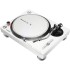 Pioneer DJ PLX500 White Turntable (Single) & Pioneer DJ DM-40 White Bundle - Black Friday Sale