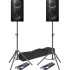 Pioneer DJ XPRS15 Active PA Speakers + Tripod Stands & Leads Bundle Deal