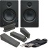 Presonus Eris E4.5 Monitors (Pair) + Isolation Pads + Leads Bundle