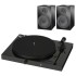 Pro-Ject Music Crate 2, Juke Box E Turntable & Speaker Box 5 (Black)