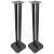 QTX Fixed Height Studio Monitor Stands, Pair (SM-STAND)