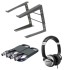 Rane One DJ Controller, M-Audio BX5 D3 Speakers, Laptop Stand, Numark HF125 Headphones Bundle Deal