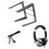 Roland DJ-202, Mackie CR3X, Laptop Stand + Numark HF125 Headphones