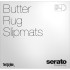 Serato Official Butter Rugs Slipmats, White, 12'' (Pair)