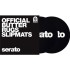 Serato Official Butter Rugs Slipmats, Black, 7'' (Pair)