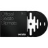 Serato Official DJ Pro Logo Slipmats, Black, 12'' (Pair)