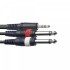 Stagg Mini Stereo Jack - 2 X Jack 2M Audio Cable (SYC2/MPS2P E)