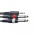 Stagg Mini Stereo Jack - 2 X Jack 2M Audio Cable (SYC2/MPSB2P E)