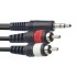 Stagg Mini Stereo Jack - 2 x RCA 3M Audio Cable (SYC3/MPS2CM E)