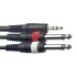 Stagg Mini Stereo Jack - 2 x Jack 3M Audio Cable (SYC3/MPS2P E)