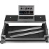 UDG Ultimate Flight Case Multi Format XXL Silver + Laptop Shelf, Trolley & Wheels