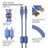 UDG USB-A to USB-B Straight Cable, Light Blue 1 Metre