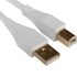 UDG USB-A to USB-B Straight Cable, White 3 Metre