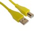 UDG USB-A to USB-B Straight Cable, Yellow, 1 Metre
