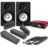Yamaha HS5 (Pair) + Focusrite Scarlett Solo 3rd Gen, Pads & Leads