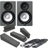 Yamaha HS5 Space Grey Limited Edition Monitors + Pads & Leads Bundle