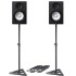 Yamaha HS7 Black Active Studio Monitors + Stands & Leads