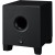 Yamaha HS8S Black, 8'' Active Studio Subwoofer (75w RMS)