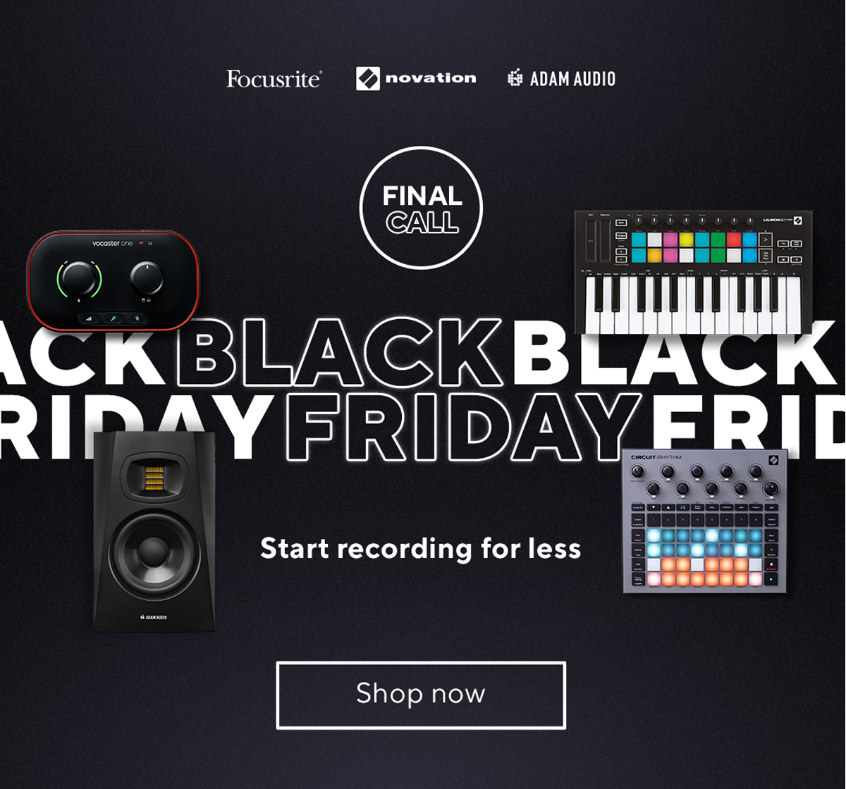 FOCUSRITE BLACK FRIDAY SALE