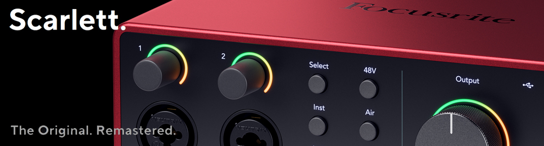 Focusrite Scarlett 2i2 4th Gen Audio Interface