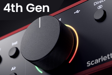 Focusrite Scarlett G4 | New 4th Gen Audio Interfaces
