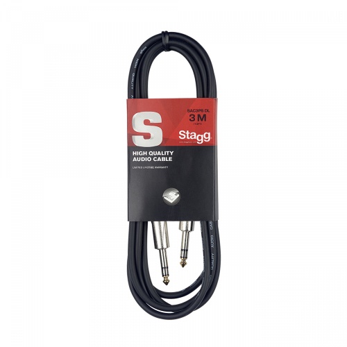 Stagg Jack - Jack 3 Metre Balanced Audio Cable (SAC3PSDL)