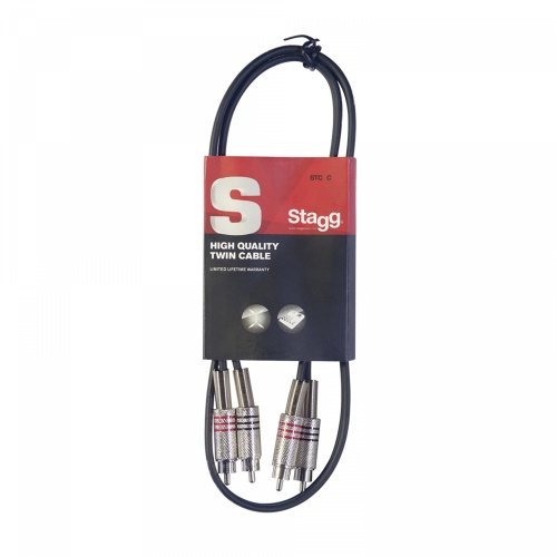 Stagg RCAm - RCAm 2M Audio Cable (STC2C)