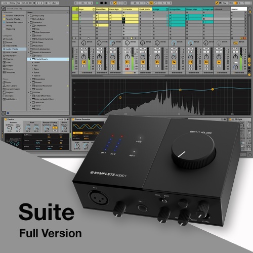 Ableton Live 11 Suite + Komplete Audio 1 Interface Bundle