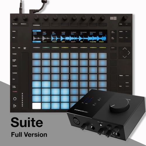 Ableton Push 2 + Live 11 Suite & NI Komplete Audio 1 Bundle, Sale Ends 11th Jan '23
