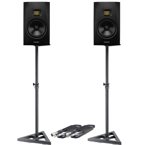 Adam Audio T7V Studio Monitors + Stands & Leads Bundle (Sale Ends 19th December)